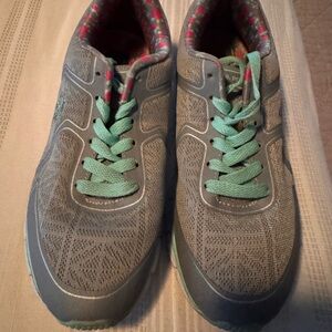 U.S. Polo Assn. Gray and Teal Athletic Shoes